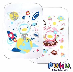 PUKU 藍企鵝 兩用加大防濕墊(藍色)