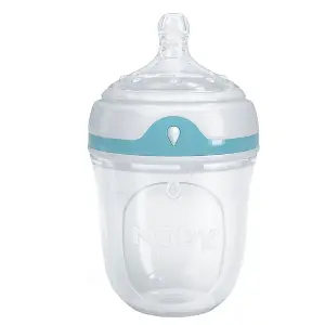 Nuby Comfort 寬口徑防脹氣矽膠奶瓶150ml