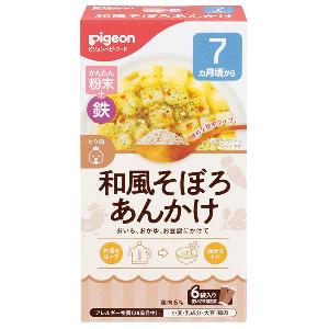 Pigeon 簡單粉末 + 鐵 (和風肉碎汁) 7個月或以上