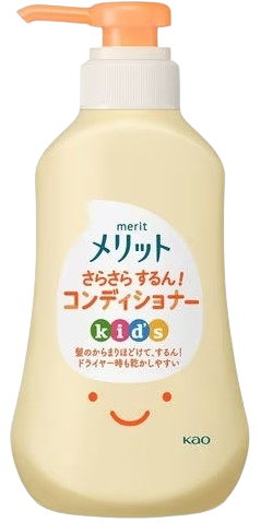 KAO花王 MERIT無矽兒童蜜桃香護髮素 360ml