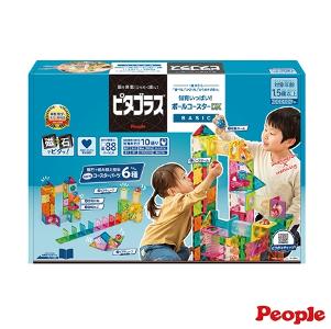 日本 People 益智磁性積木BASIC系列-滾球滑道組DX