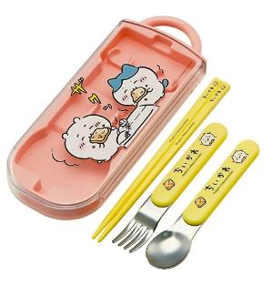 SKATER日本製Chiikawa抗菌不銹鋼餐具套裝