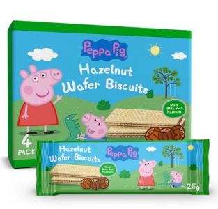 PeppaPig Hazelnut Wafer Biscuits