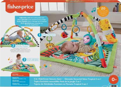 Fisher-Price 3-in-1 Rainforest Sensory Gym 运动健身架