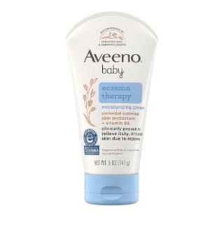 Aveeno燕麥潤膚嬰兒濕疹霜141g(淺藍）