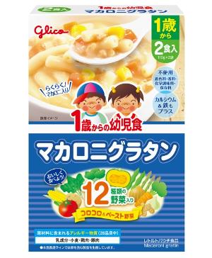 Glico 1歲起嬰兒 通粉餐 (忌廉烤什菜) 110g x 2