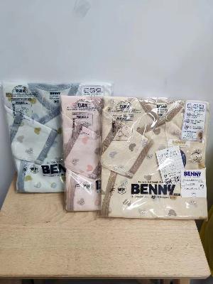 BENNY honey熊嬰兒反袖蝴蝶衣(60/70碼)(3色隨機)