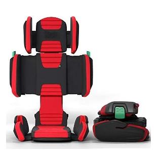 Mifold Hifold 可調式兒童高背增高汽車座椅附背帶 (2色)