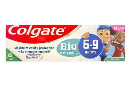 高露潔6-9歲微薄荷牙膏