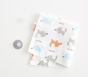 嬰兒純棉紗巾10件裝 - 小狐狸