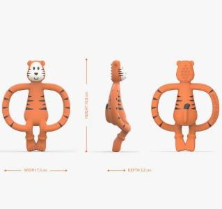 動物牙膠固齒器 - -Teddy tiger