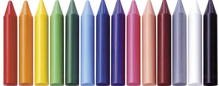 日本KUMON 油性三角加粗蠟筆 (14色入)