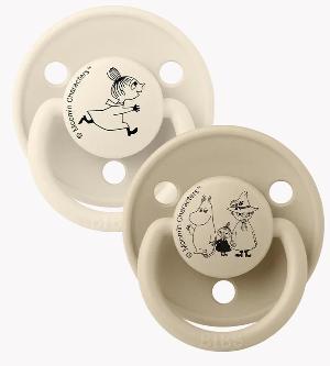 BIBS x MOOMIN 矽膠奶嘴2個裝 - Little My 小美 (one size)