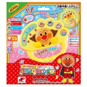 日本 麵包超人 ANPANMAN 聲音發光 造型手搖鈴 1.5歲