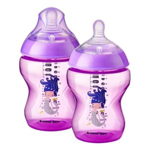 英國 Tommee Tippee CTN印花奶瓶2個260ML