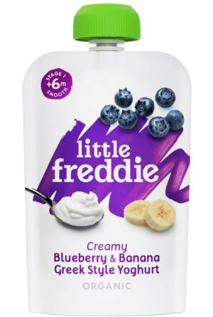  little freddie 有機藍莓香蕉希臘乳酪 6M+