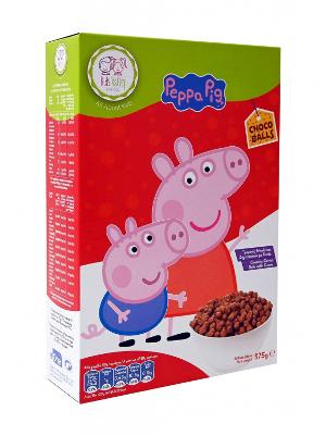 Kids Valley PEPPA PIG 鬆脆穀類早餐 375g - 朱古力脆波