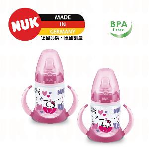 德國 NUK Hello Kitty 寬口pp學飲奶瓶300ml