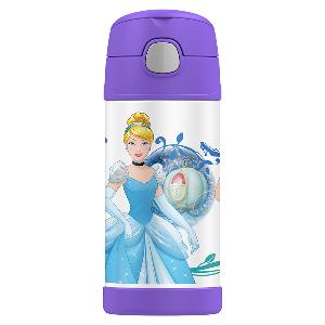 THERMOS 膳魔師 兒童吸管保溫杯(12安/355ml)-灰姑娘