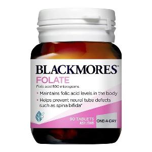 澳洲 Blackmores 天然葉酸片90粒(孕婦)