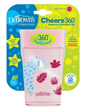 360度連蓋防漏學習杯300ml 9m+